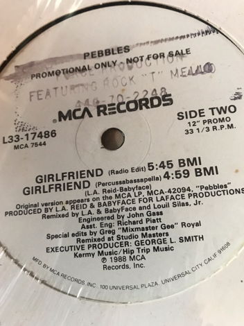 Girlfriend 12" single 1882. Girlfriend 12" single 1882.
