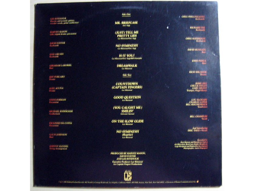 Lee Ritenour – Rit 1981 JAZZ NM Vinyl LP JAZZ SP Specialty Pressing Elektra 6E-331