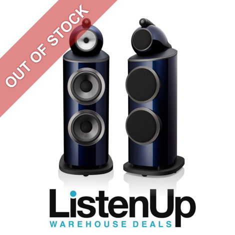 B&W 801 D4 Floorstanding Speaker - Pair- Midnight Blue ...