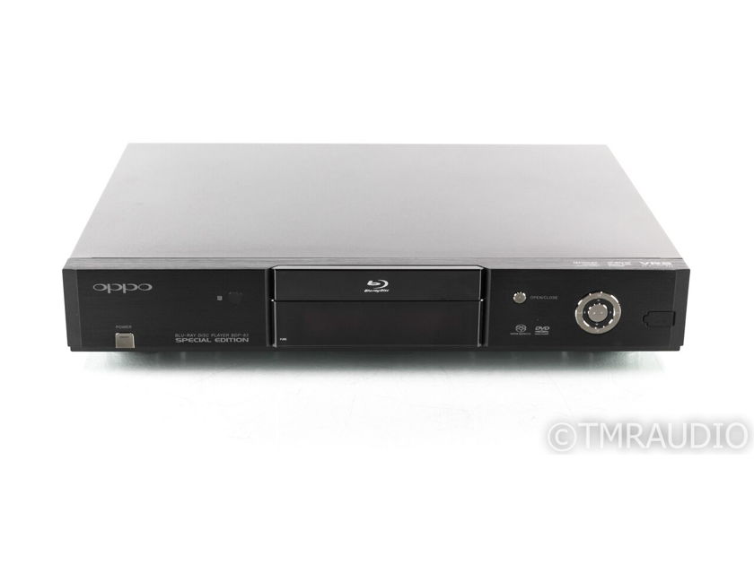 Oppo BDP-83SE Universal Blu-Ray Player; BDP83 Special Edition (24442)