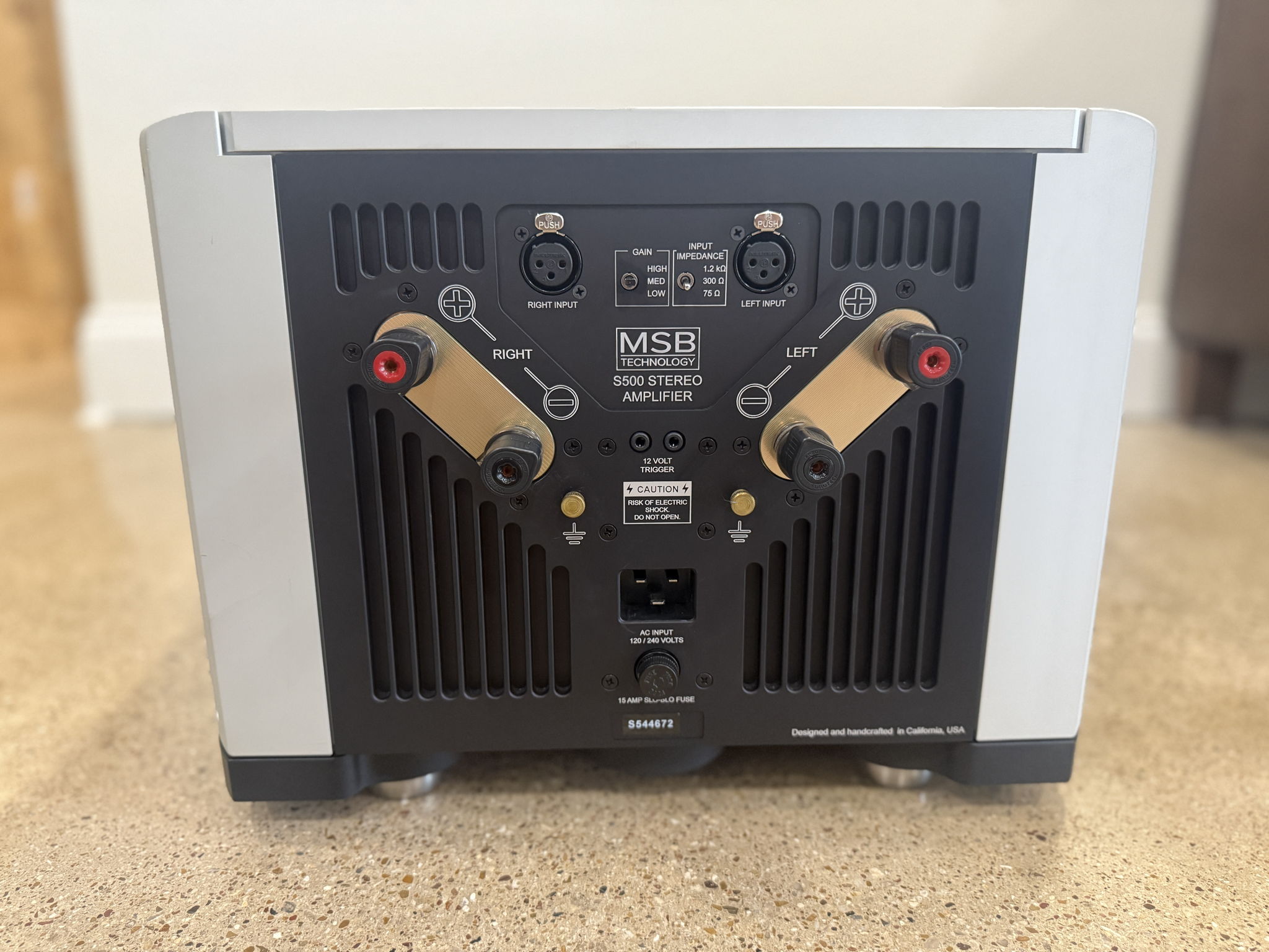 MSB Technology S500 Stereo Amplifier -- EXCELLENT CONDI... 2