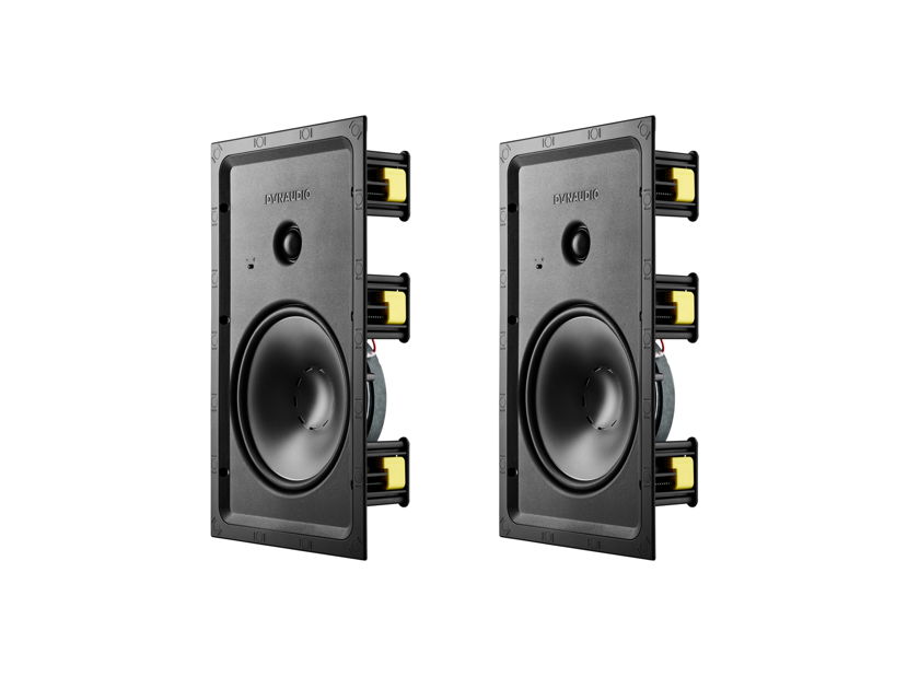 Dynaudio P4-W80 Slimline In-Wall Speakers; P4W80; Black Pair (New) (36315)