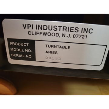 VPI Industries Aries Turntable