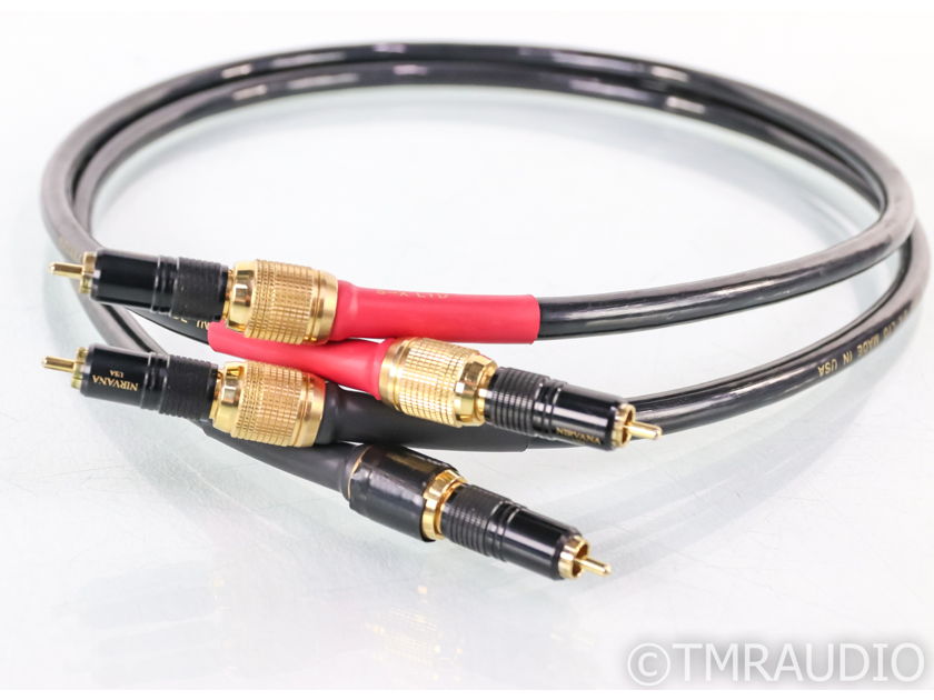 Nirvana Audio S-X LTD RCA Cables; SXLTD; 1m Pair Interconnects (35659)