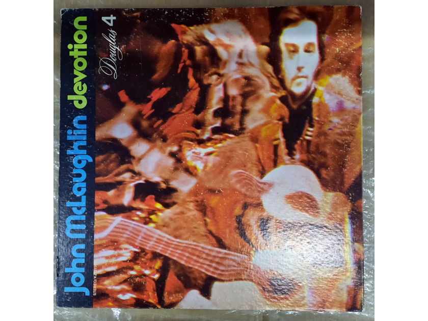 John McLaughlin – Devotion 1972 EX+ REISSUE VINYL LP Douglas 4 - KZ 31568