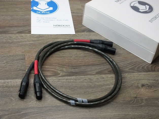 Nordost Tyr 2  Norse interconnects XLR 1,0 metre BRAND NEW