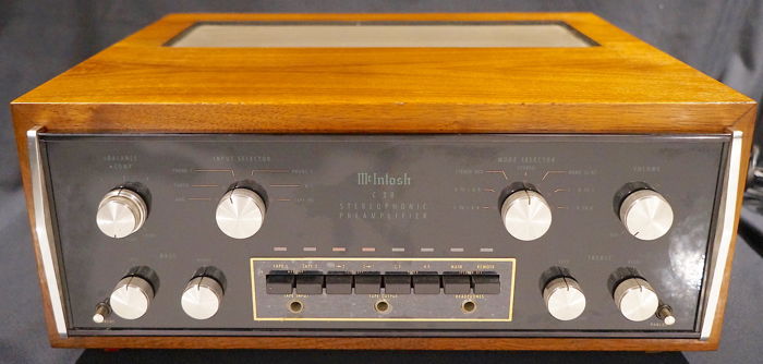 McIntosh C-28 Preamplifier with wood case