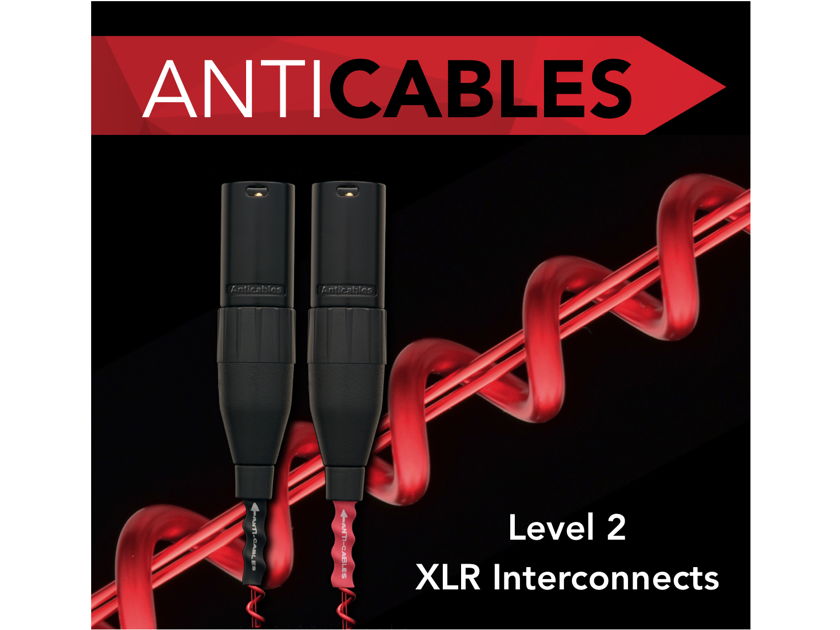 ANTICABLES Level 2 Performance Series Analog XLR Balanced Interconnects
