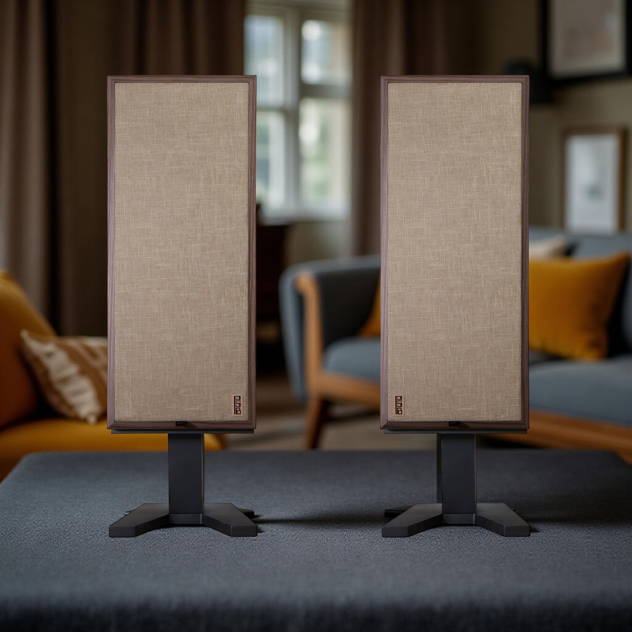 PSB Passif 50 Standmount Loudspeakers - Walnut, Pair 12