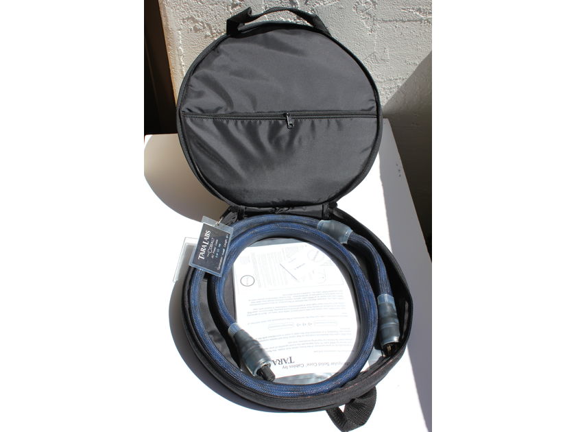 Tara Labs The Cobalt bag and docs S/N CO-108 Cable is S/N CO-173