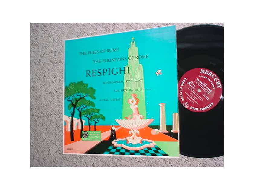 Mercury olympian classics classical lp record Respighi pines fountains of Rome MG50011