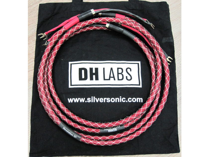 DH Labs Revelation  SP 7 FEET Pair Speaker Cable 12 x 20AWG pure silver!!