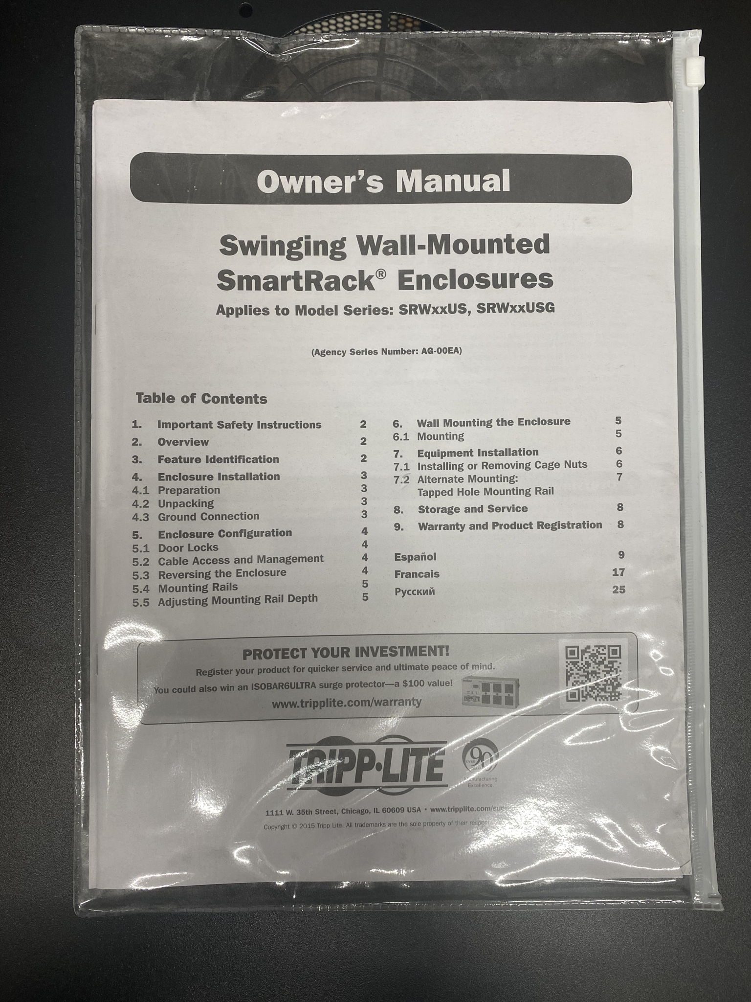 Tripp Lite SRW18US 8