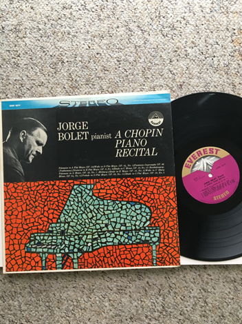 Jorge Bolet pianist  A Chopin piano recital lp record E...