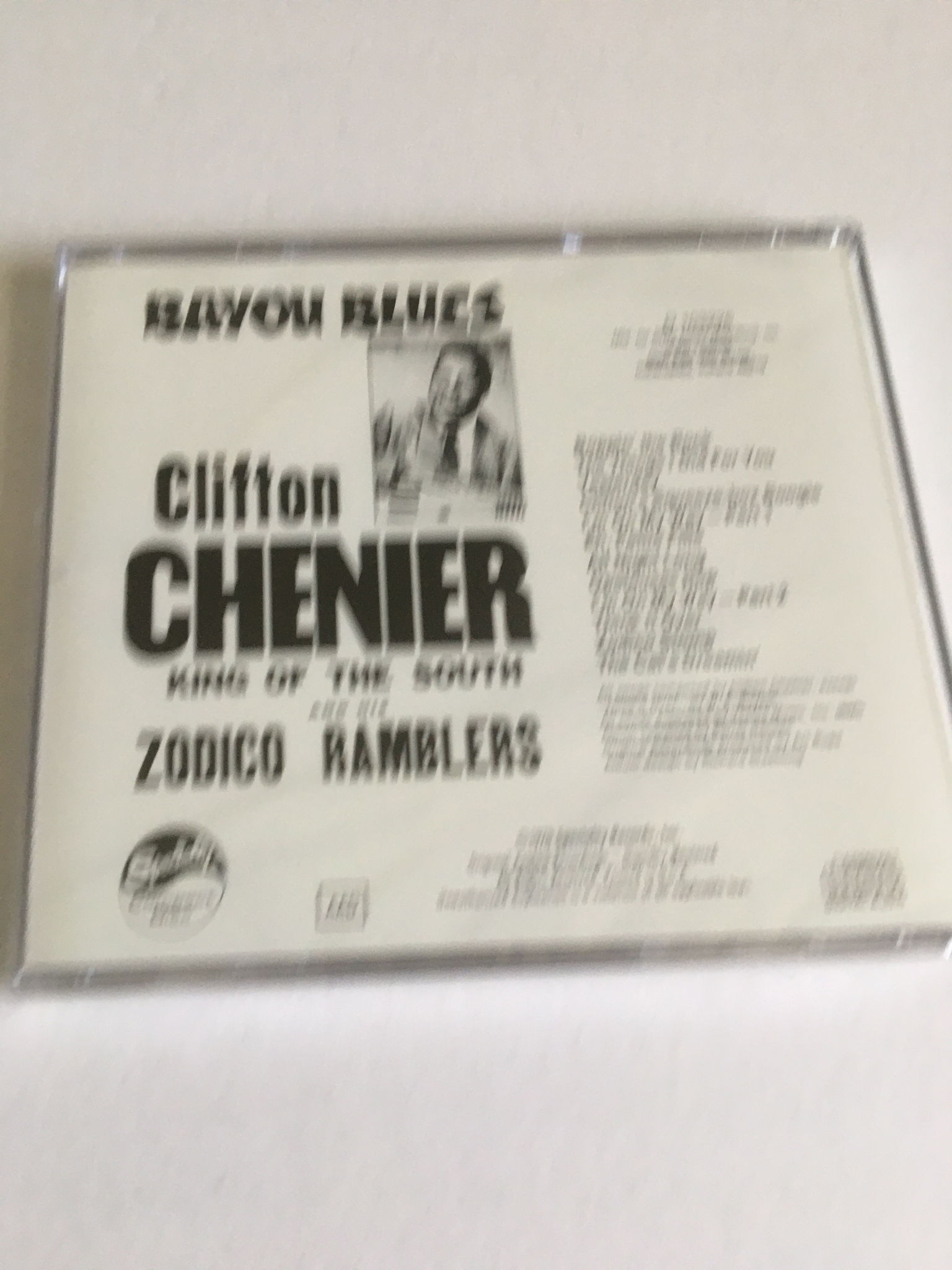 Sealed cd Clifton Chenier & the Zodiac Ramblers King of... 2