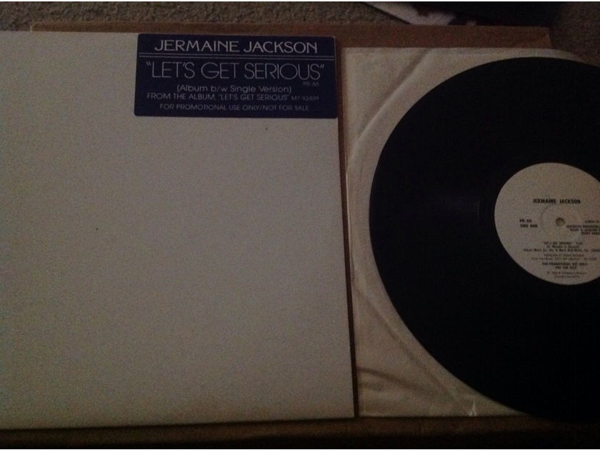 Jermaine Jackson - Let's Get Serious Promo 12 Inch Single Motown Records Vinyl NM