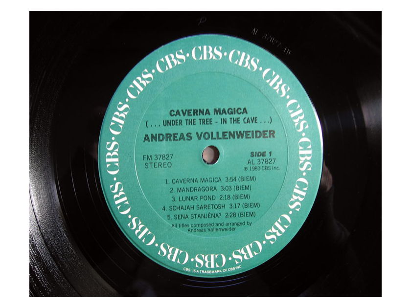 Andreas Vollenweider - Caverna Magica (...Under The Tree - In The Cave... - 1983 CBS FM37827