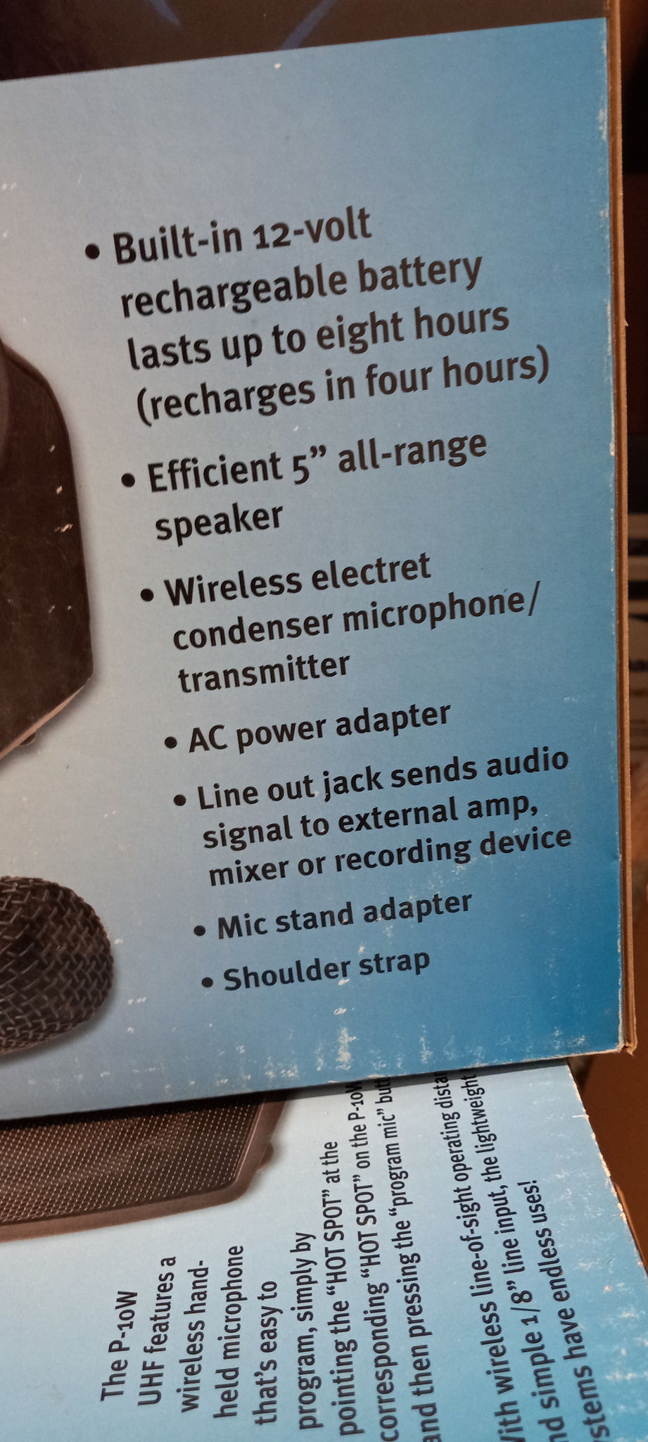 Fender Compact Mini Wireless UHF Portable PA System - P... 6