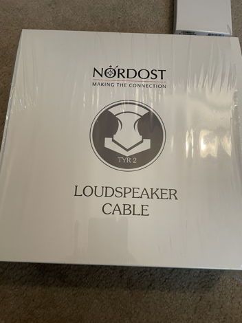 Nordost Tyr 2 speaker cables 2m spades - mint customer ...