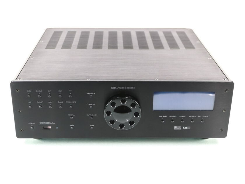 Krell S-1000 7.1 Channel Home Theater Processor; S1000; Remote (30258)
