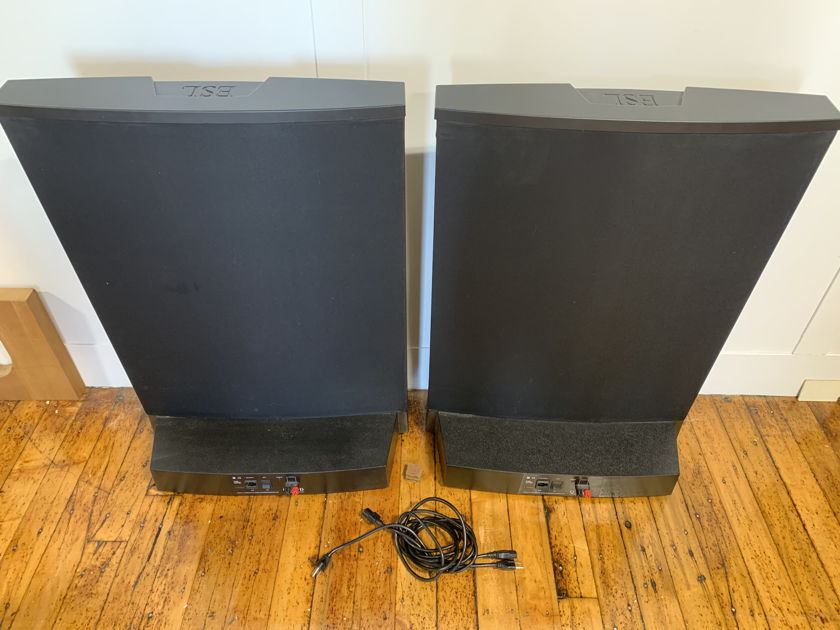 Quad ESL-988 Electrostatic Speakers, Serviced/Guaranteed by Sheldon Stokes, Available for Demo