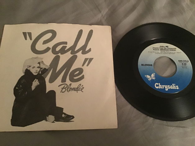 Blondie Call Me 45 With Picture Sleeve Vinyl NM