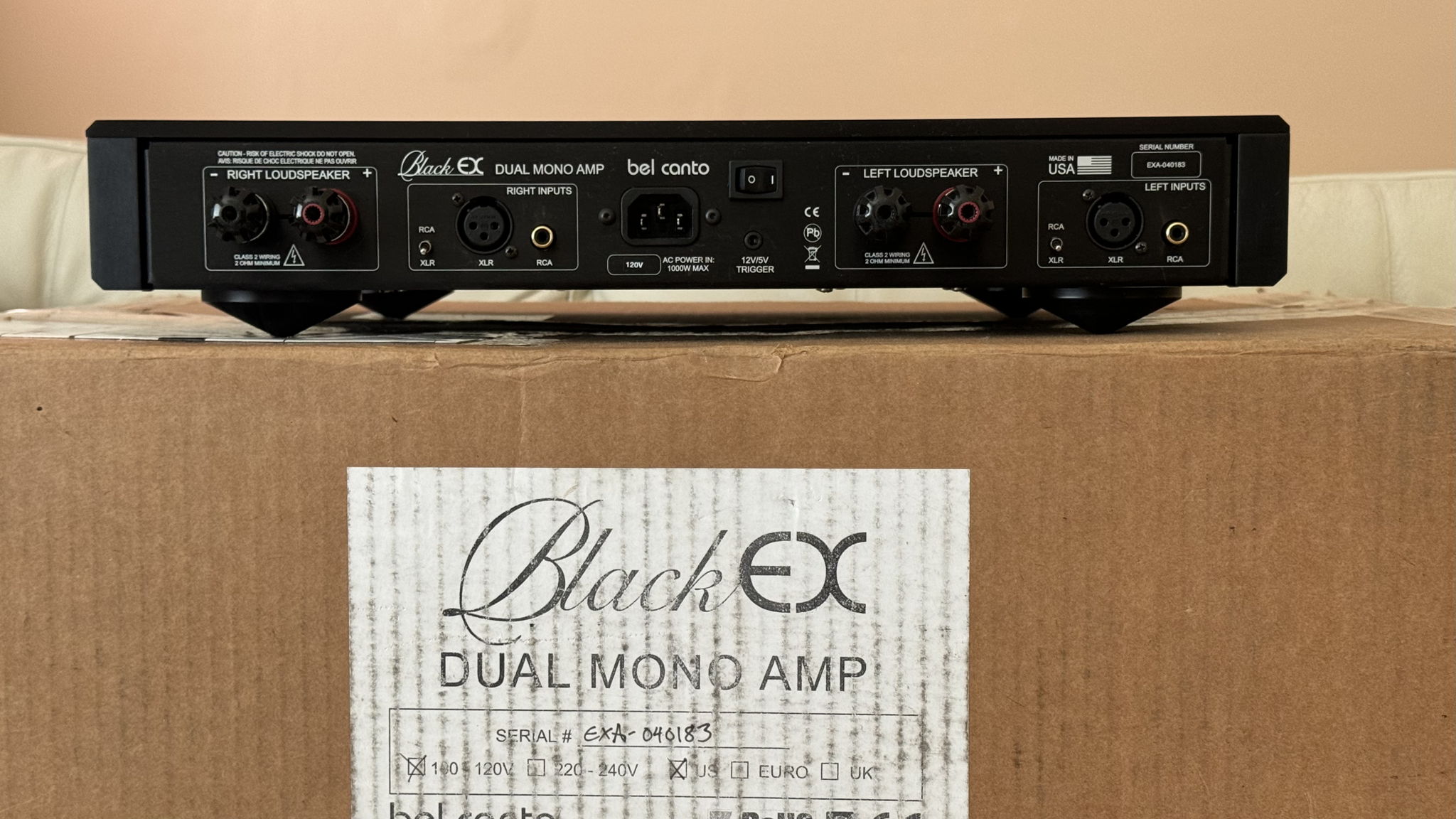 Bel Canto Design  Black EX AMP 3