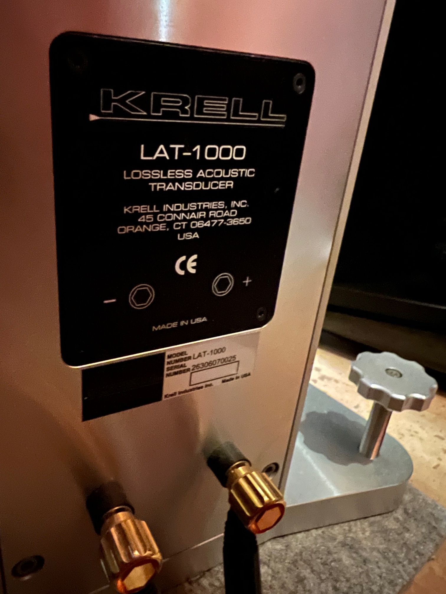 Krell LAT-1000 Speakers [Silver] 3