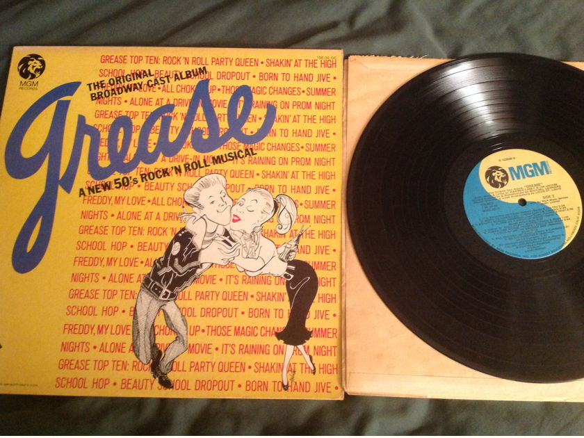 Soundtrack Grease The Original Broadway Cast Album MGM Records