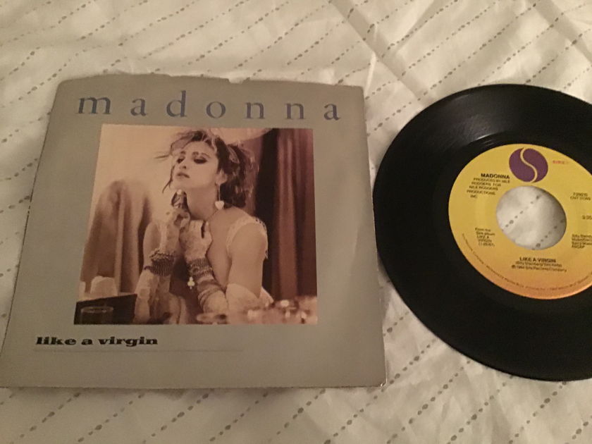 Madonna  Like A Virgin 45 With Picture Sleeve