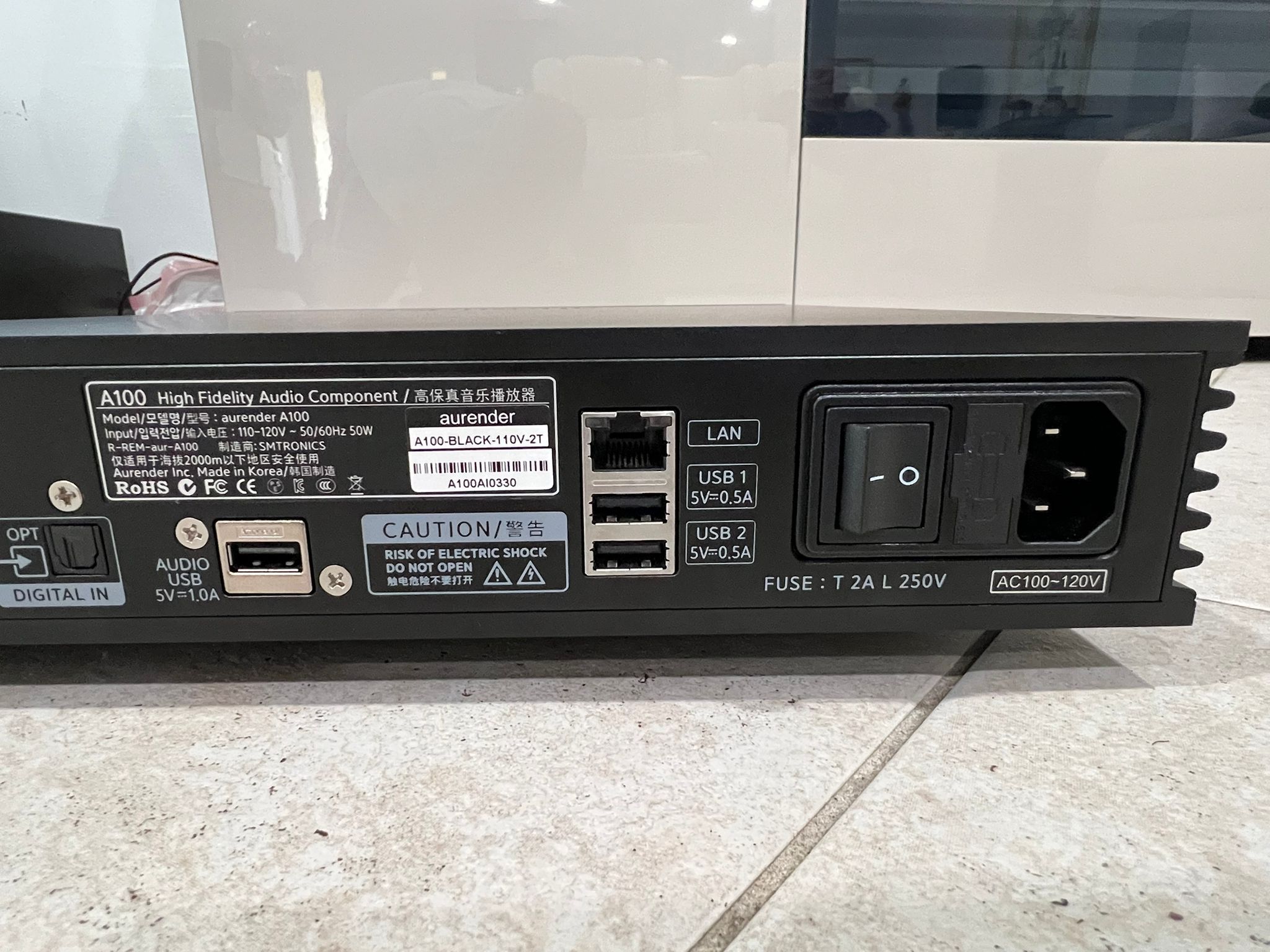 Aurender A100 2TB Analog Output Network Player with MQA... 7