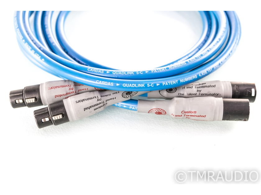 Cardas Quadlink 5-C XLR Cables; 5C; 2m Pair Balanced Interconnects (23319)