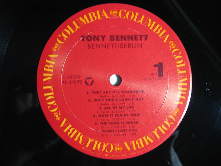 Tony Bennett – Bennett/Berlin 1987 NM- ORIGINAL VINYL L... 4