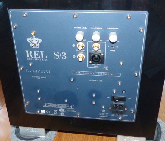 REL Acoustics S-3  Sub Bass System Black