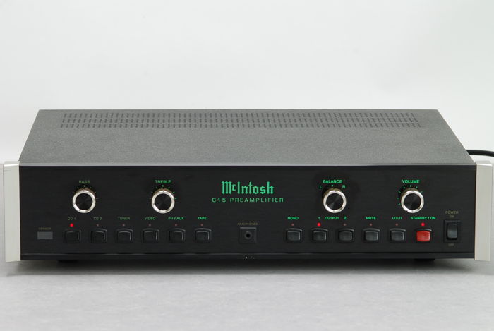 McIntosh  C-15 Pre Amplifier, Remote, Manuals, Original...