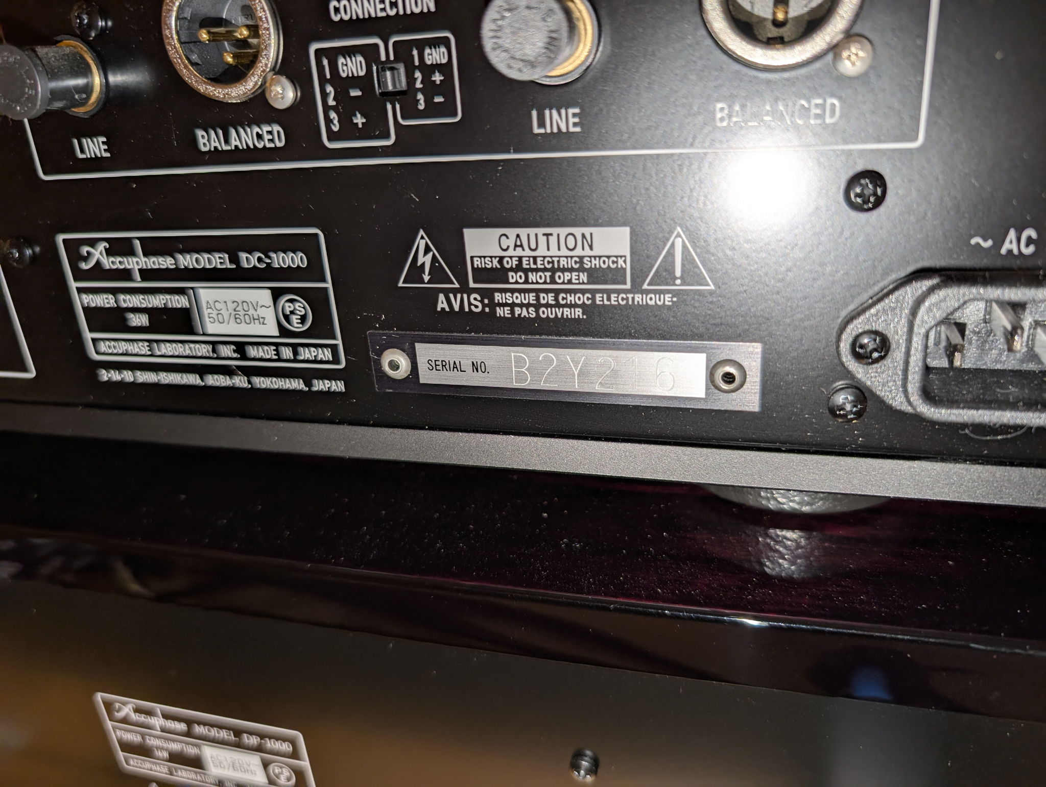 Accuphase DC-1000/DP-1000: SACD Transport & DAC - 120V 6