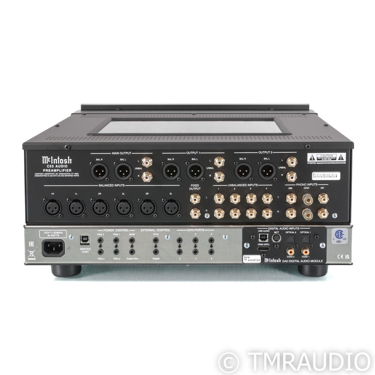 McIntosh C53 Stereo Preamplifier; MM & MC Phono (1/2) (... 5