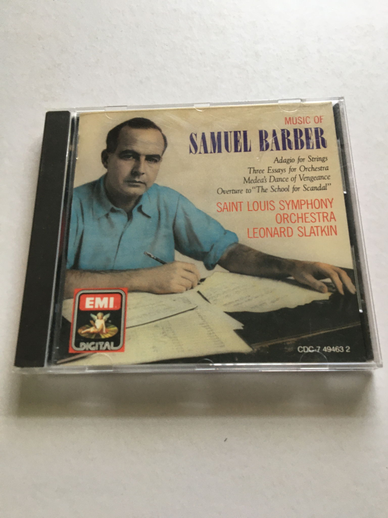 Samuel Barber Saint Louis symphony Slatkin  Music of Sa...