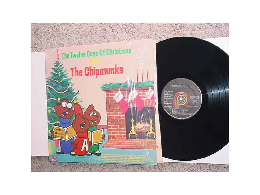 The Chipmunks lp record in shrink the twelve days of Christmas