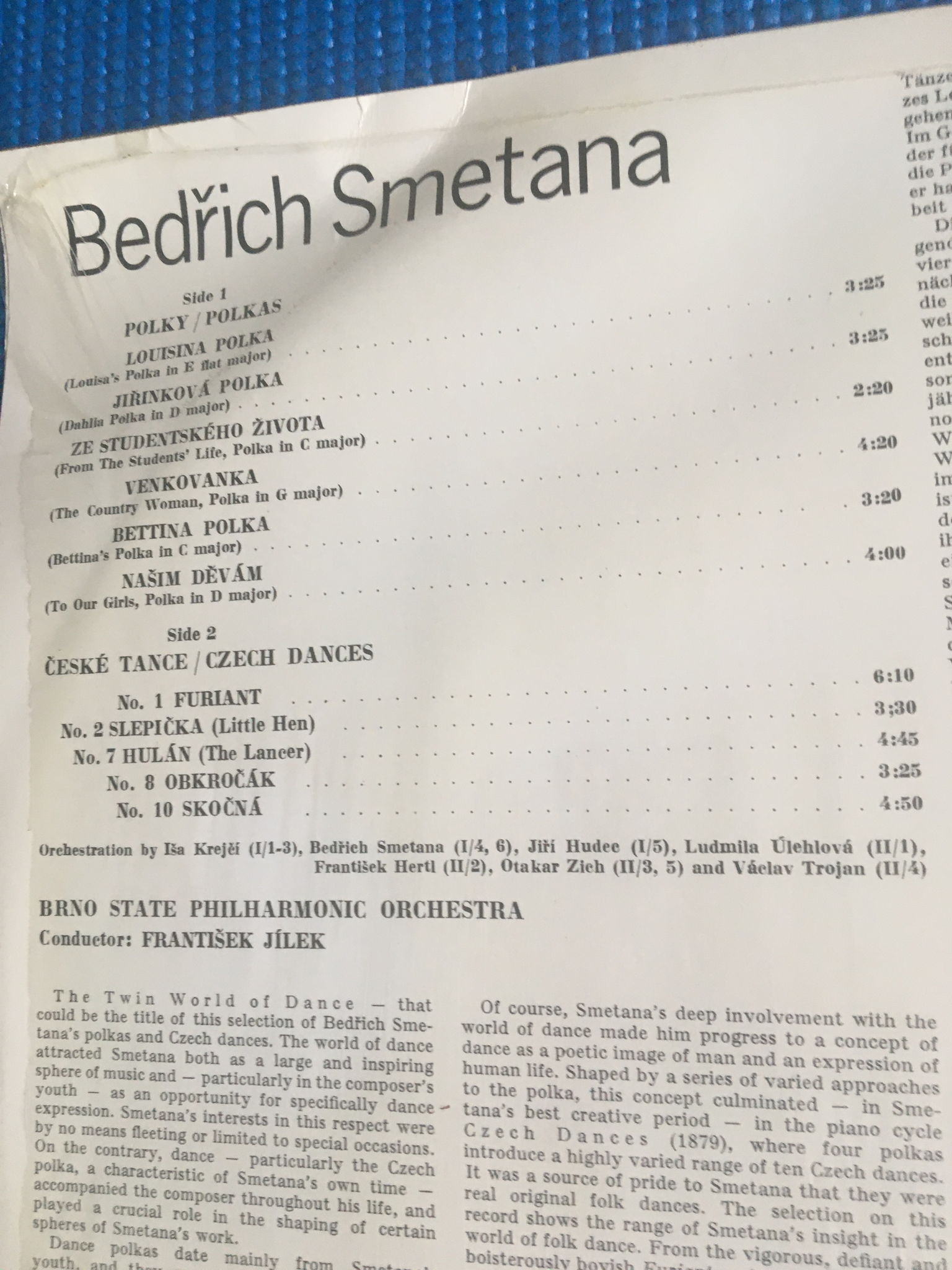 Bedrich Smetana Brno State philharmonic Jilek  Polkas C... 4