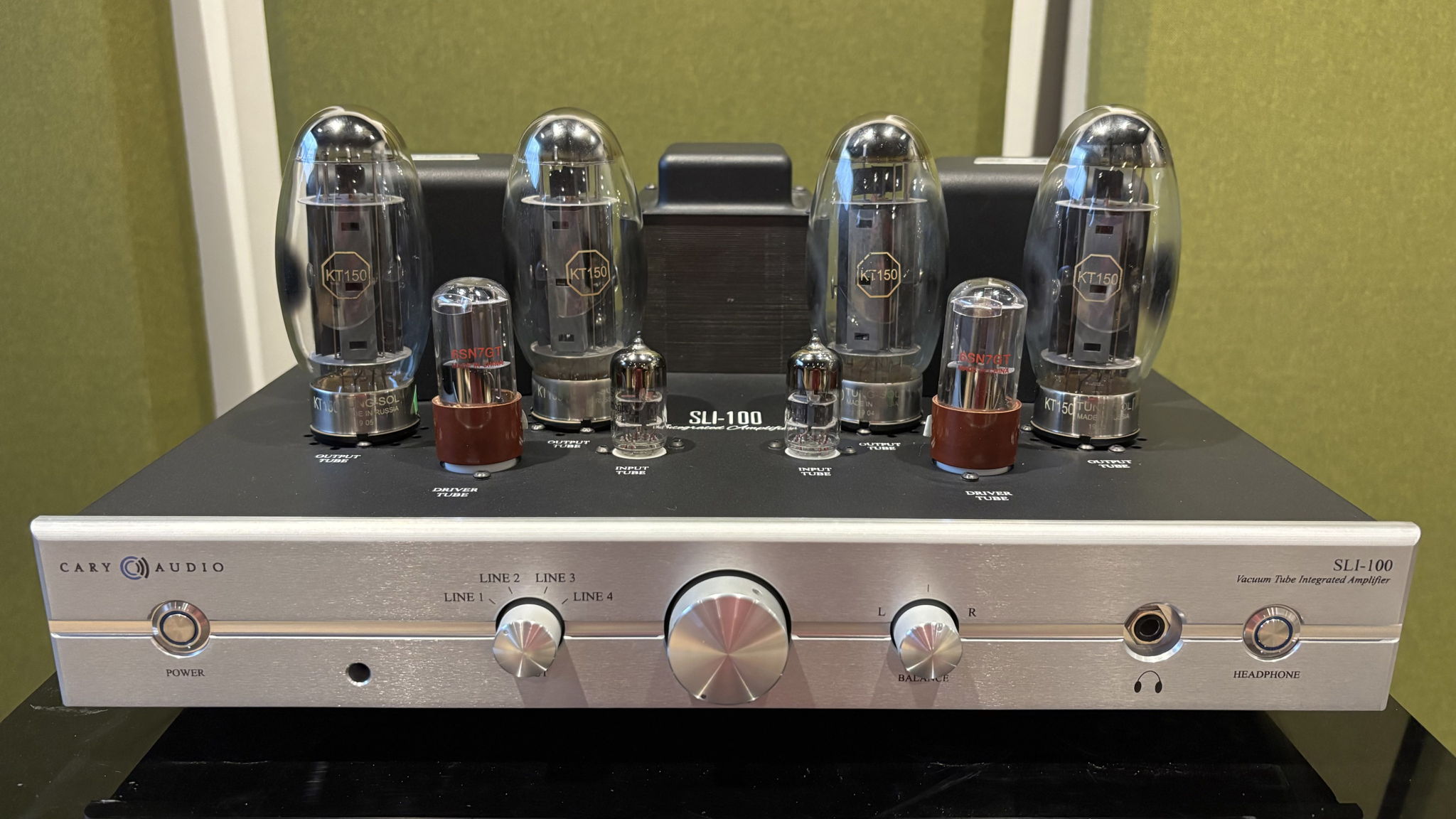 Cary Audio SLI-100 Vacuum Tube Integrated Amplifier in ...