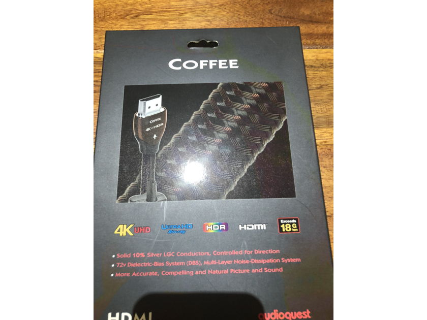 AudioQuest Coffee HDMI  1m Ethenet 4k ultra