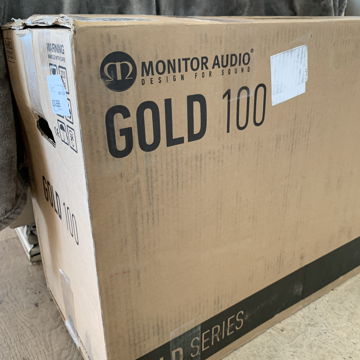 Brand New Monitor Audio Gold 100 Speakers Ebony Gloss