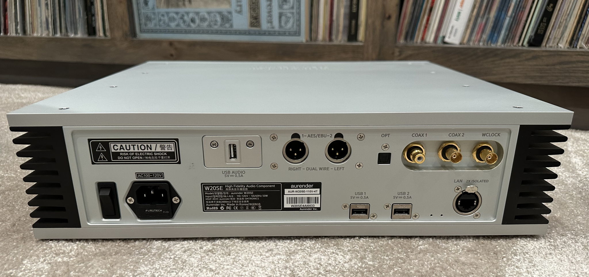 Aurender W20SE with 16 tb storage and 7k albums! 5