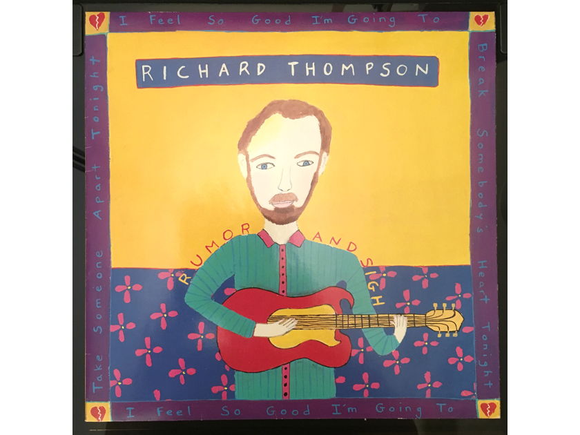 ORIGINAL 1991 UK/Euro Richard Thompson "Rumor and Sigh" RL Masterdisk...  $35 OBO