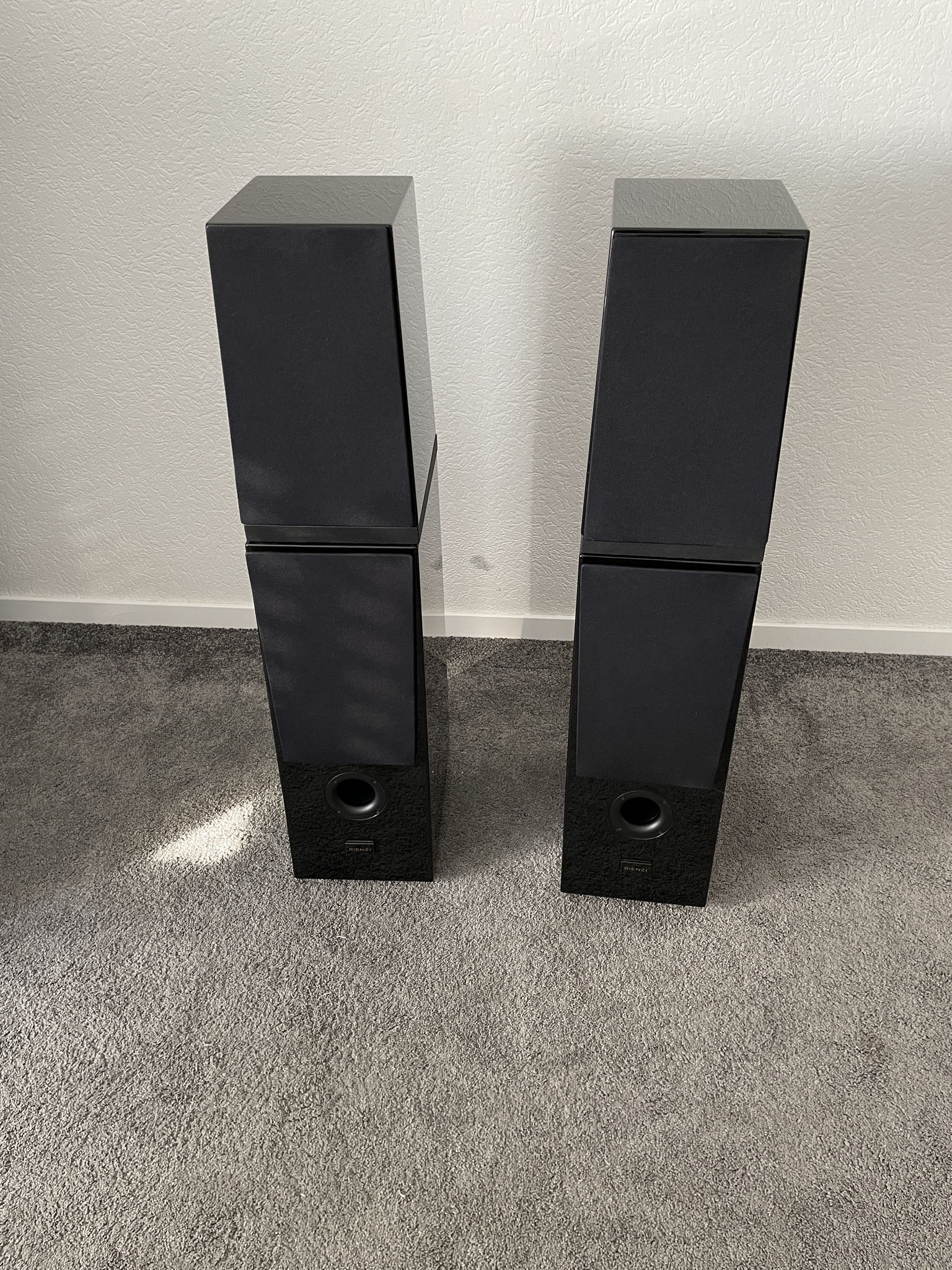 Verity Audio Rienzi speakers in black 8