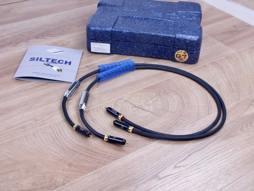 Siltech 770i G7 Classic Anniversary silver audio interconnects RCA 1,0 metre
