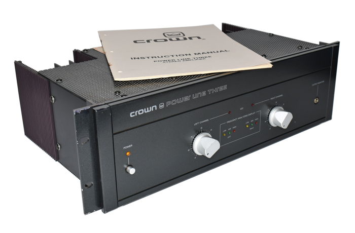 Crown PL-3 POWER LINE THREE 2-CH 90-wpc @ 8-Ohms Stereo...