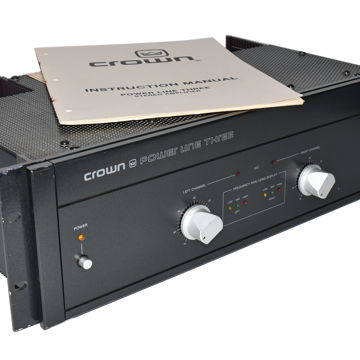 Crown PL-3 POWER LINE THREE 2-CH 90-wpc @ 8-Ohms Stereo...