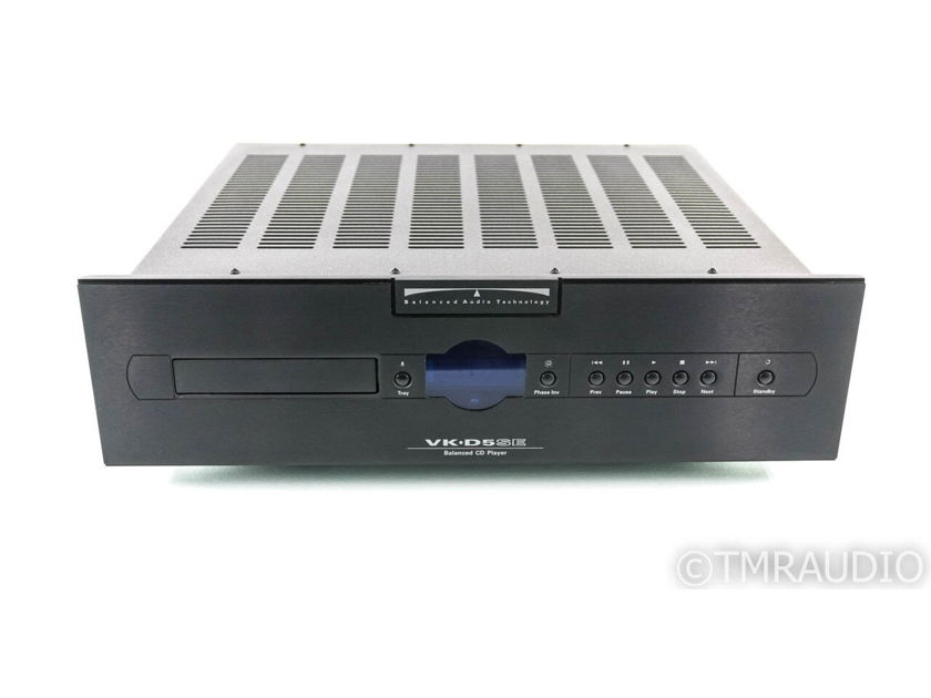 BAT VK-D5SE SuperPak Tube CD Player; VKD5SE; 24-Bit; Remote (26154)